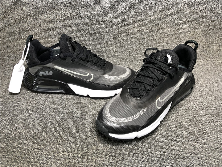 New Nike Air Max 2090 Black White Running Shoes - Click Image to Close